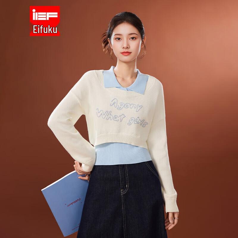 IEF Women s Korean Style Knitted Two-Piece Set One Size