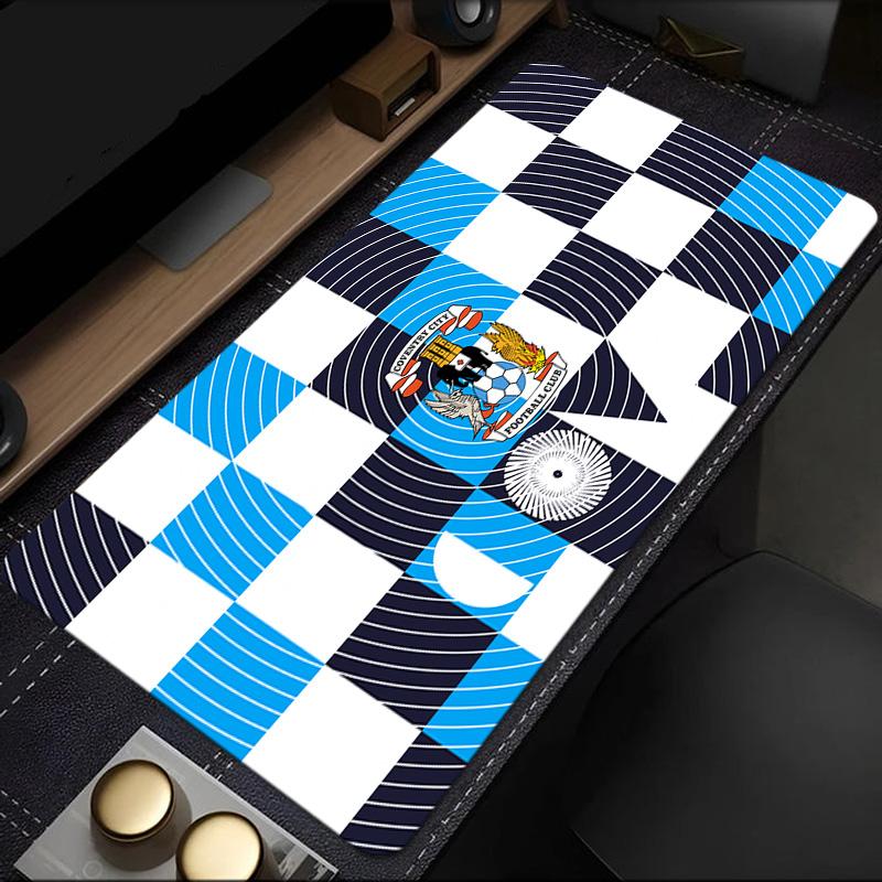 Coventry City Crest Design Mouse Pad, Rubber Base, Mouse Pad for Gamers and Office Use, Gaming Desk , Easy To Clean Mat Christmas fan gifts