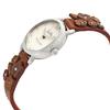 Coach Delancey Beige Dial Brown Leather Ladies Watch