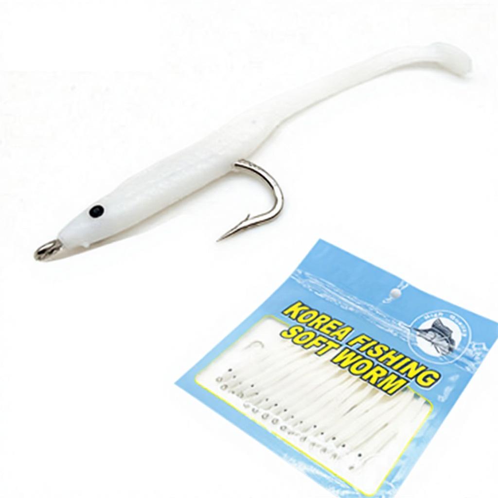 Factory Made Multi Color Pre Rigged Eel Bait High Quality Soft Plastic for Repeated Saltwater Use