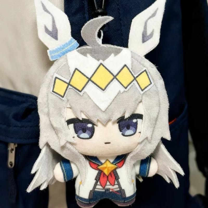 Kawaii Uma Musume Oguri Cap 10Cm Plush Toy High Appearance Anime Figure Doll Perfect Gift For Game Fans