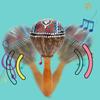 Sand Hammer Coconut Shell Art Portable Handheld Toy Musical Instrument AccessoriesCoconut Shell and