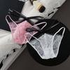 Hollow Mesh Flower Lace Panties Low Waist Lace Underpants Breathable Underwear for Women  Hotel