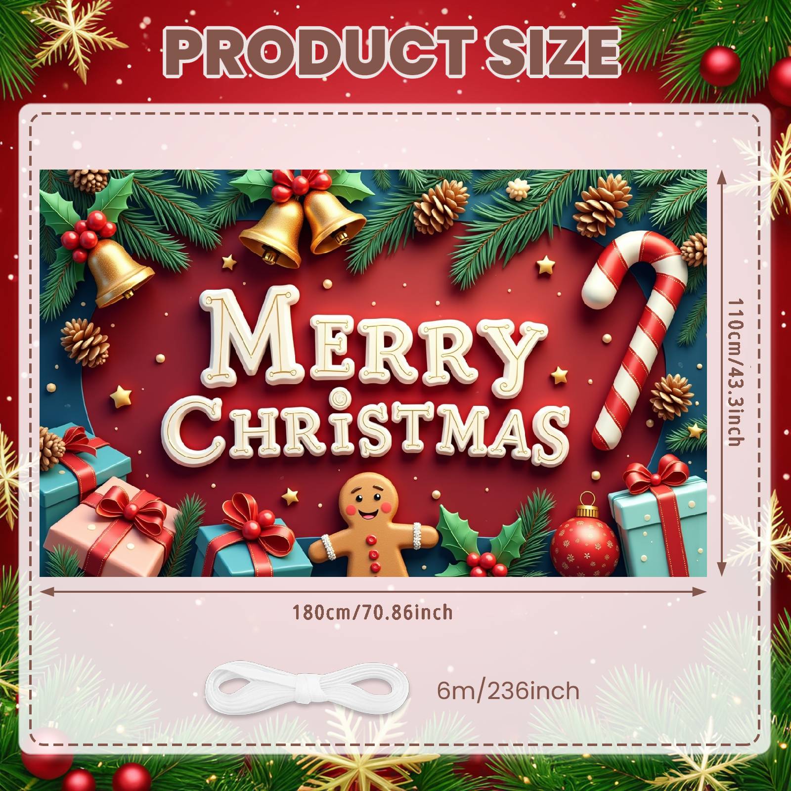 

Holiday Celebration Background Red Background Christmas Party Display Xmas Festive Display Pine Cones Holiday Backdrop For Home