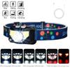 Waterproof USB Rechargeable LED Gesture-Sensing Headlamp with Red Light for Outdoor Night Fishing