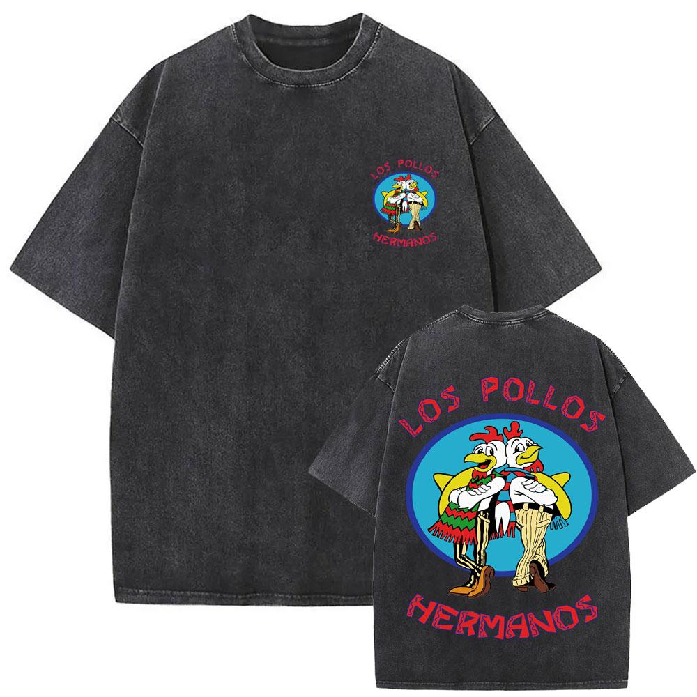 Heisenberg TV Breaking Bad Stay Out of My Territory Vintage Washed T Shirt Better Call Saul Graphic Tshirt Men Cotton Tshirts