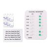 1Pc Pet Feeding Record Board Practical Cat Dog Animal Weekly Feeding Record Chart Pet Diet Management Assistant Pet Supplies