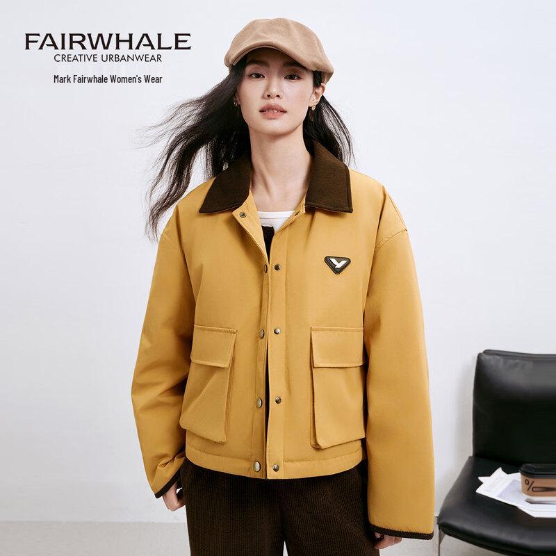 

Mark Fairwhale Women s Retro Color-Block Down Jacket S (80-110 lbs)