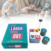 You Laugh You're Out A Party Game with Hilarious Charades Family Card Games for Adults & Kids, for Family Game Nights Gatherings Parties