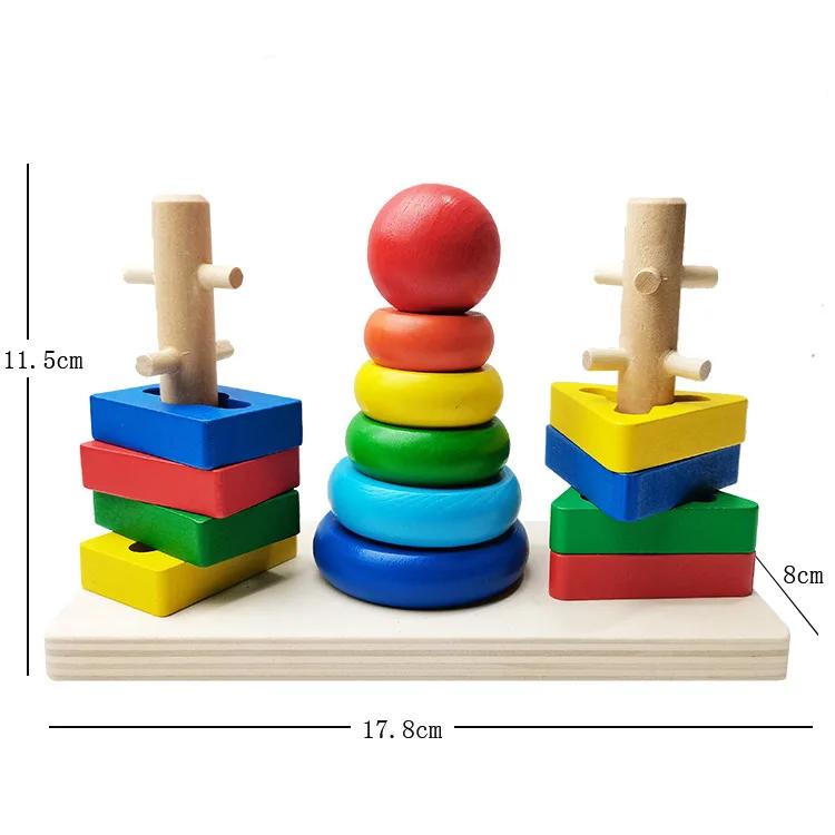 High-Quality Geometric High-Quality Shape High-Quality Color Youngsters High-Quality Wooden High-Quality Puzzle High-Quality Montessori Play sets