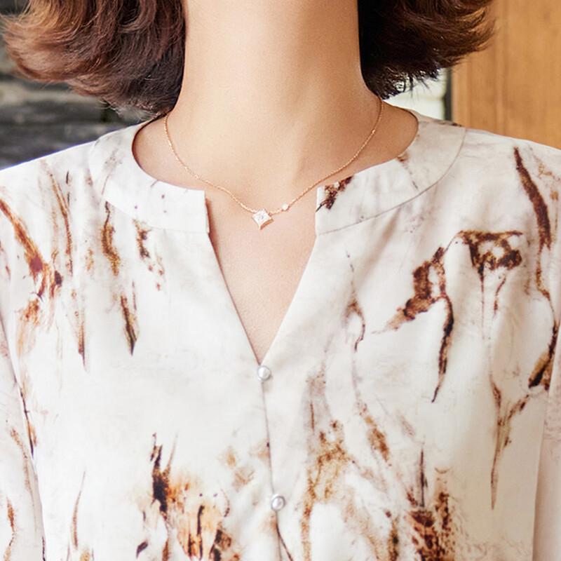 Pastel Women's Summer Elegant Printed V-Neck Midi Dress