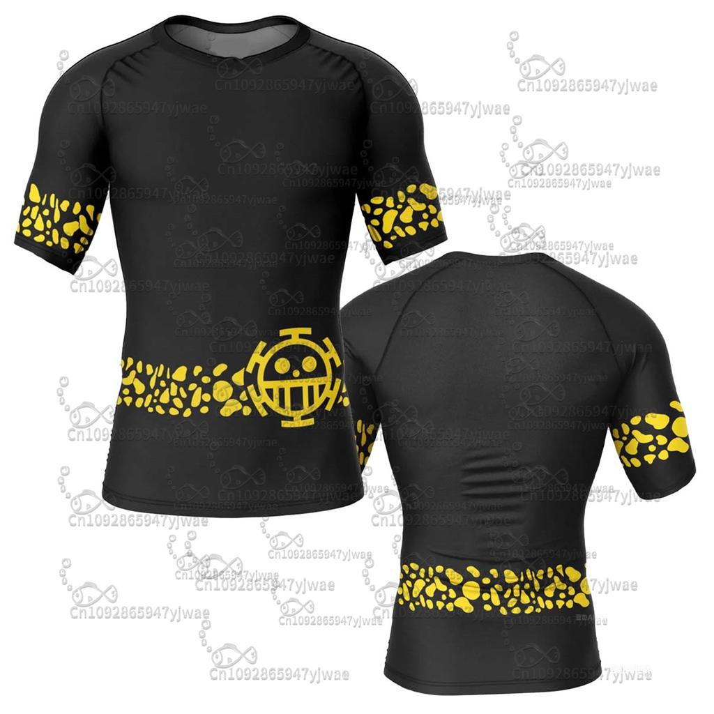 One Piece Luffy Straw Hat Premium Short Sleeve Cosplay Costume Fan Gift Summer Outdoor Sports Teec Adult T-Shirt