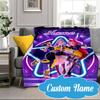 Custom Name KPop Cartoon Blanket bed sofa Blanket Flannel Blanket for Camping, Hiking, Picnic Essentials,gift for Fan family