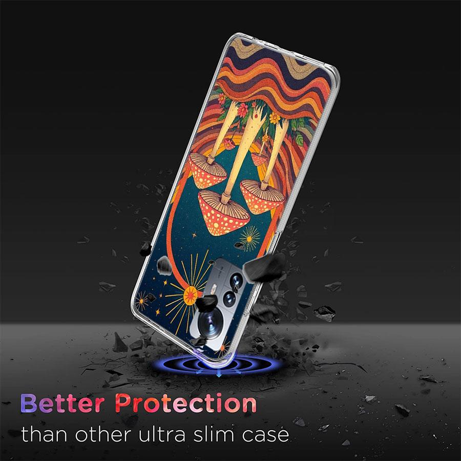Boho Hippy Mushroom Sunrise Phone Case For Redmi Note 15 Pro 5G 14 13 12 Pro Plus 11 11T 11E 11S 10 Pro 10S 9 9S Cover Cell Clea