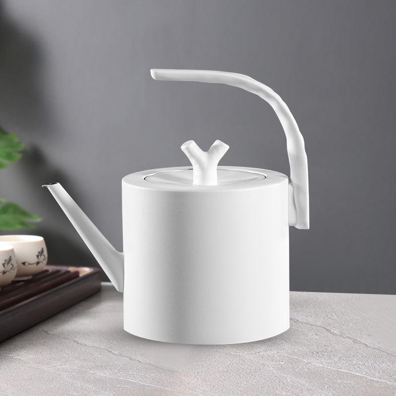 

Портативный электрический чайник из нержавеющей стали — пищевой, с длинным горлом, с постоянной температурой для домашнего использования