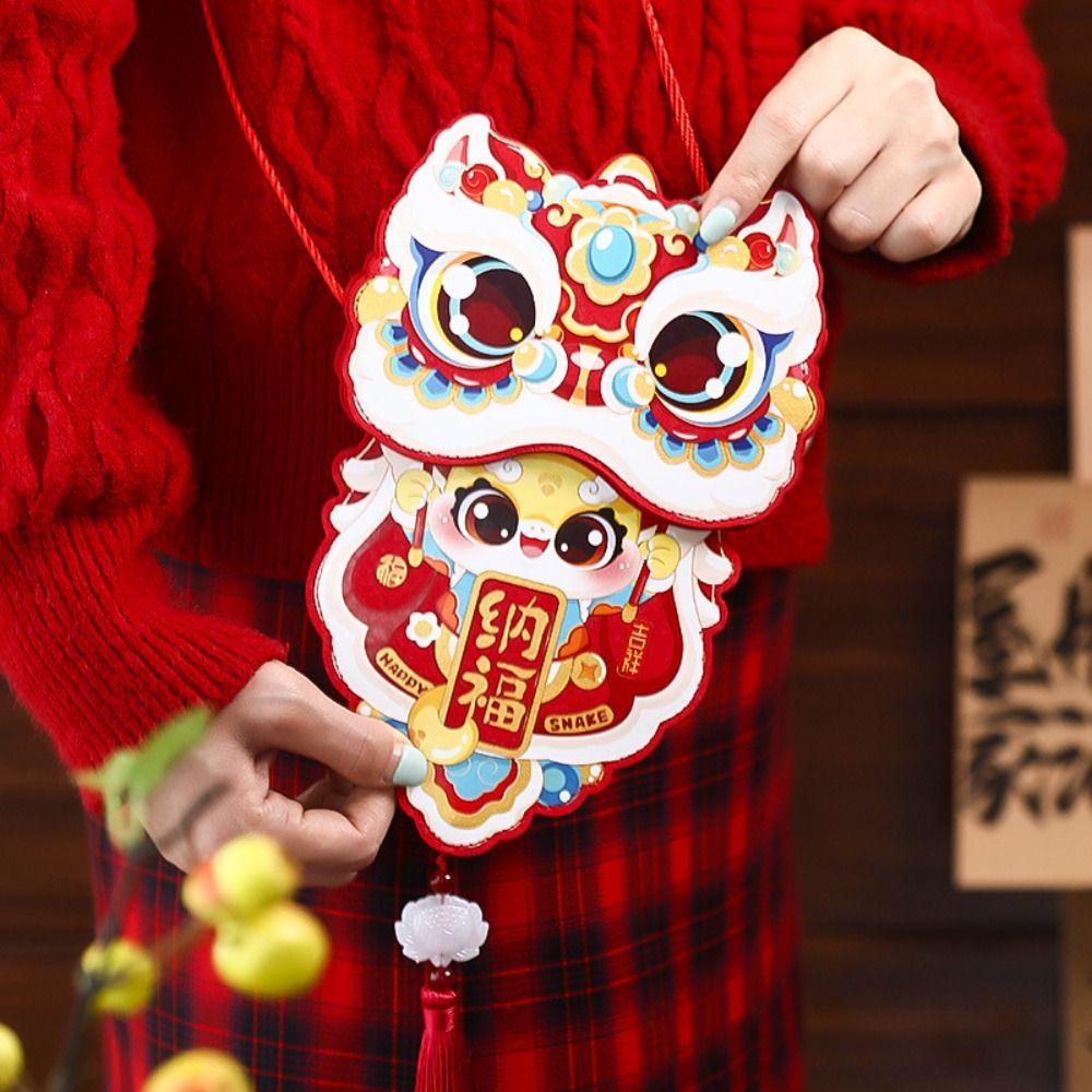 Traditional 2025 Snake Year Red Envelopes Blessing Red Packet  Spring Festival Supplies