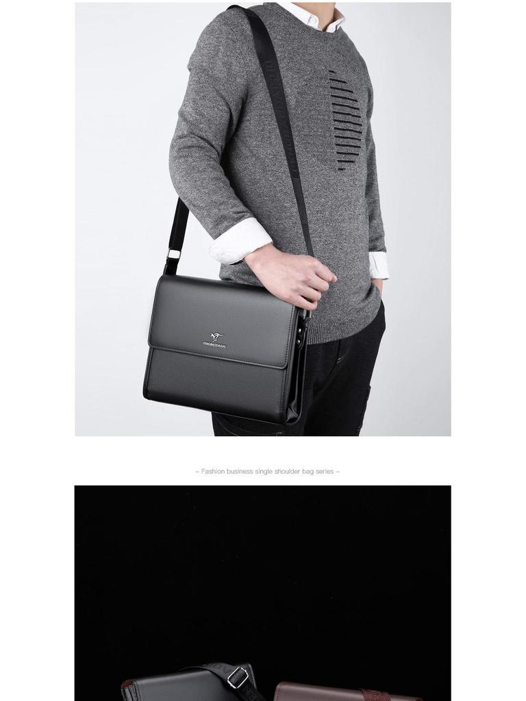 2025 Herren Umhängetasche mit großem Fassungsvermögen für Business Casual - Horizontale & Vertikale Tablet-Stile