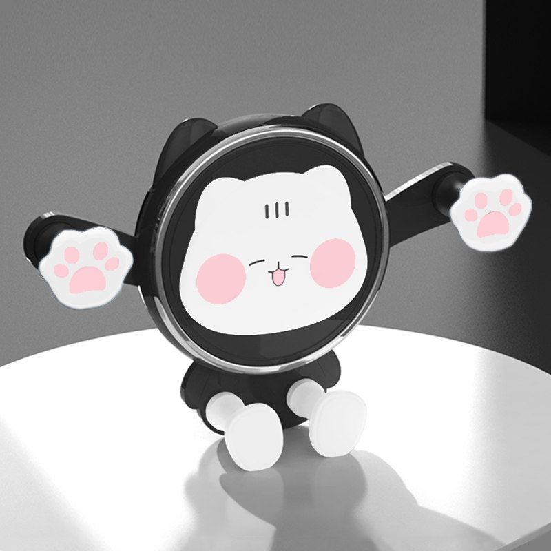 Mobile Phone Car Holder 2021 New Model Cartoon Car Phone Holder for Women Cute Navigation Car Air Vent Mount