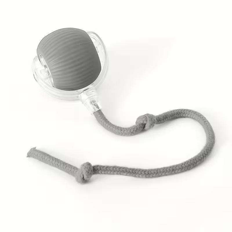 Cat Interactive Ball Toy, Automatic Rolling Ball with Tail, Rechargeable Smart Pet Interactive Toy, Cat Smart Ball