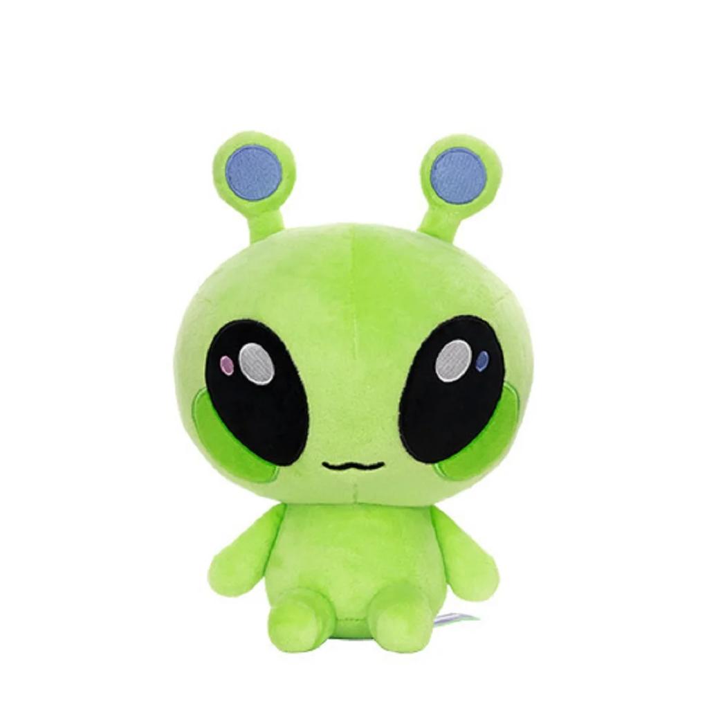 2028  Hot Dingle Plushie Green And Blue Tentacle Alien Doll
