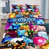 B-Blox F-Fruits Game Bedding Set 3D Cartoon Duvet Cover Set Soft Skin-Friendly Single Double King Size For Kids Birthday Gift