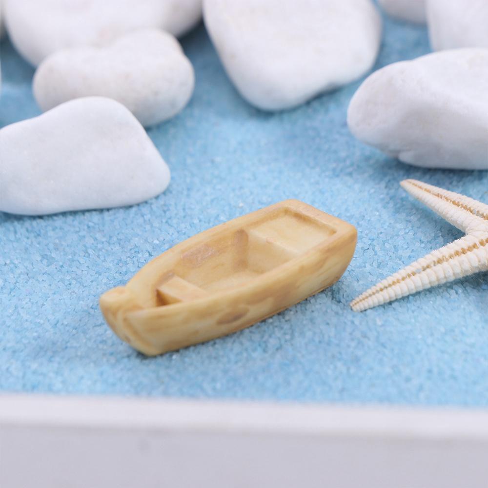 Micro Landscape Micro Landscape Boat Resin Bonsai Ornaments Pot Decoration