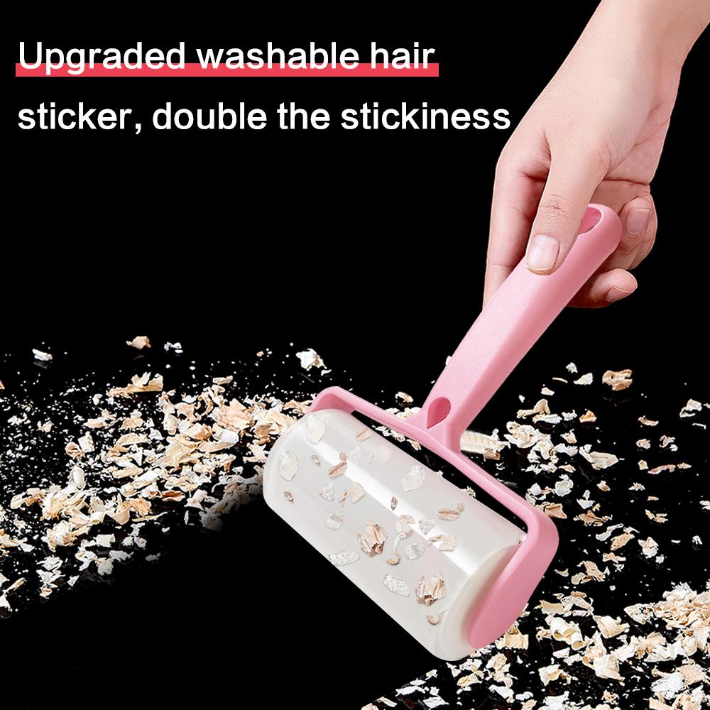 Washable Reusable  Floor Car Table Pet Hair Clothing Dust Remover Sticky Roller