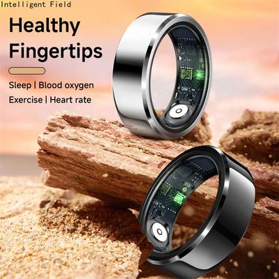 New Smart Ring Sleep Monitoring Multi-function Blood Oxygen Measurement Blood Pressure Multi-sports Mode Low Power Consumption
