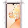 Gehärtetes Glas für Realme C31 4G [2er-Pack] Displayschutzfolie Phonillico®