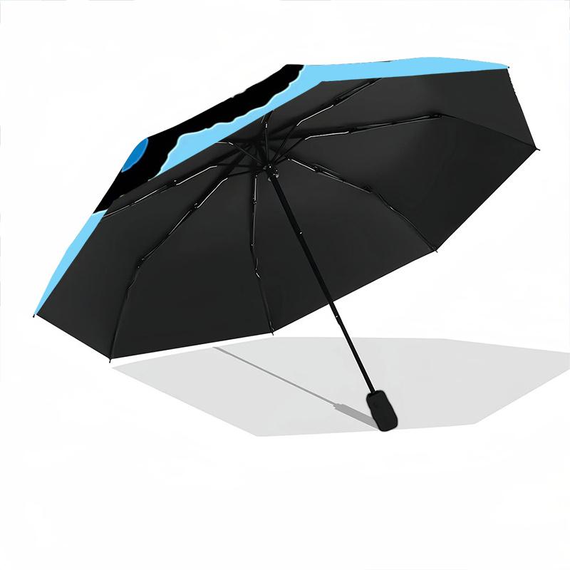 1pc Snoopy Basketball Print Umbrella - Automatic Opening & Closing, Portable Folding Design, 8-Rib Iron Frame Outdoor Umbrella, Ideal Gift for Fans, T