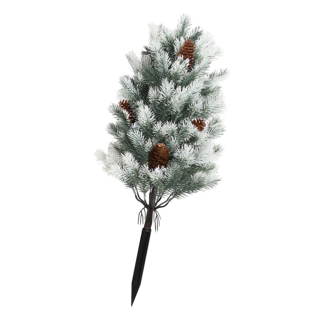 Artificial Christmas Tree Branch Topiary Tree Lifelike Fairy Garden Accessories Decoration Garden Stake for Patio Wedding