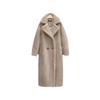 Teddy bear coat women's imitation fur coat caterpillar long silhouette cashmere coat