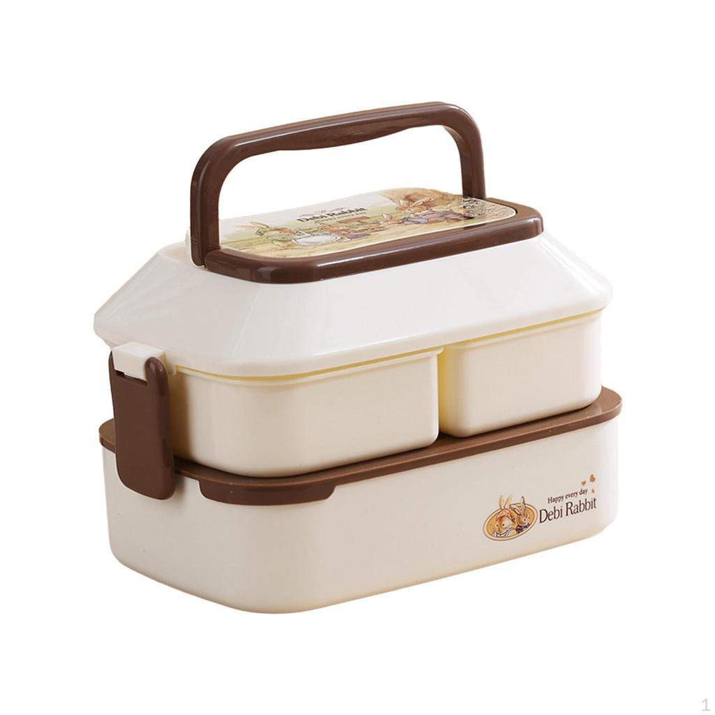 Children Lunch Box Lightweight Food Containers for Fishing Dining Out Office