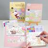 YUELU Watercolor Sugar Cubes: Children's Watercolor and Coloring Book Set