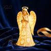 Indoor Atmosphere Lighting Praying Angel Night Light, Resin Decorative Figurine with Warm LED Lights Handicraft Art for Living Room Home Decor,