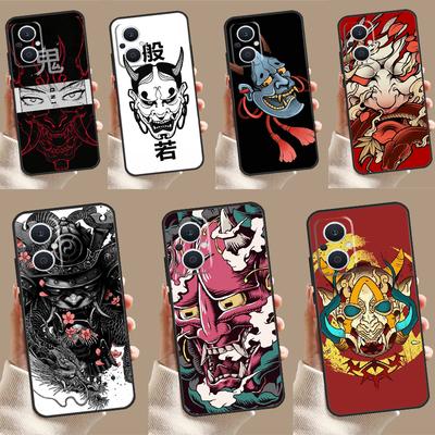 Japanische Hannya Oni Masken Hülle Für OPPO Reno 4Z 5Z 8T 10 11 Pro 11F 7 8 5 6 Lite OPPO Find X6 X5 Pro X2 X3 Neo Abdeckung