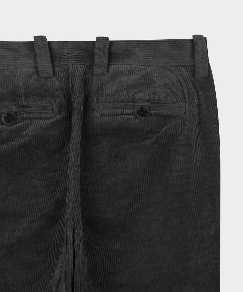 BROOKS BROTHERS Slim Fit 8W Corduroy Pants (Black) (Bbpcmnf402)