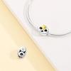 Exquisite Yellow Twelve Zodiac Signs Star Shape Taurus Symbols Authentic Copper Bead Compatible With Bracelets Women Do It Yourself Birthday Gift Acce