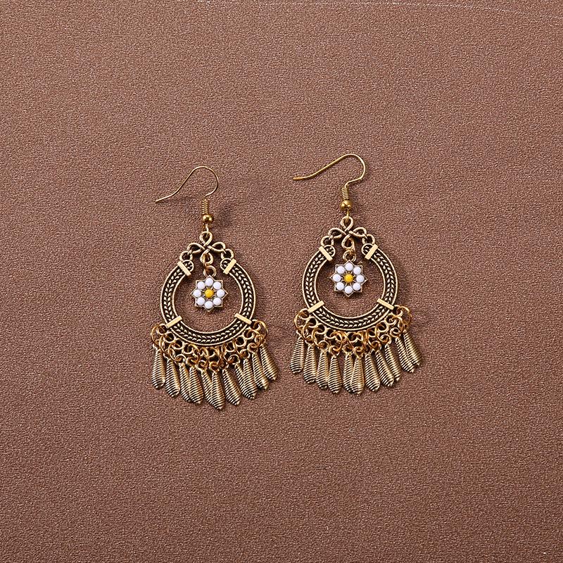 

Богемные серьги с кисточками - Ретро этнический стиль для женской универсальной, длинной европейской и американской моды