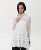 Ohesio Lace Knit Balaclava, White