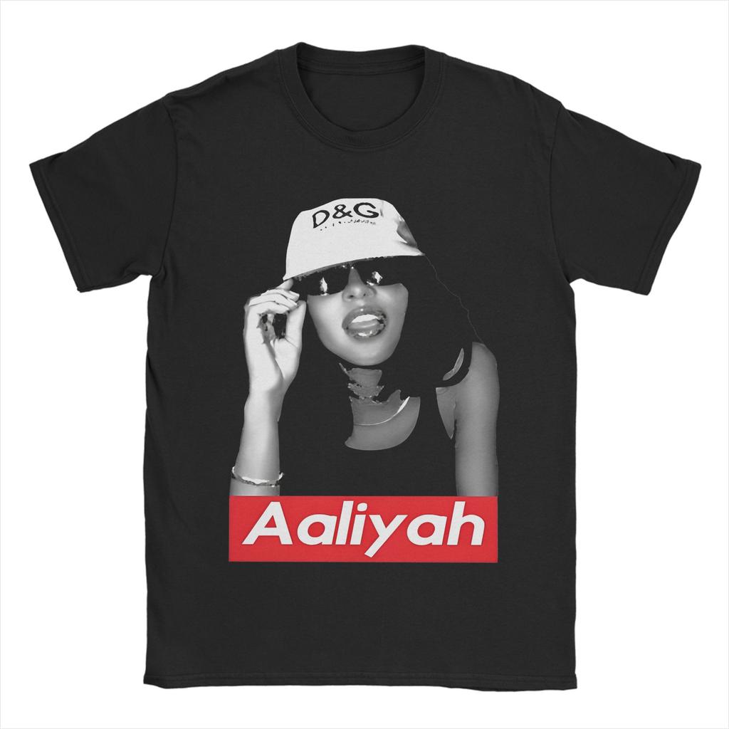 Mens Womens Aaliyahs Sunglasses Shirt Cotton Print TShirt  Clothing Outfits