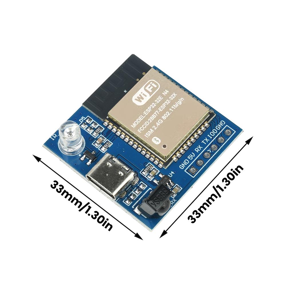 ESP32E-N4 ESP32 Infrared IR Transmitter Receiver Module NEC Protocol WiFi Transparent Transmission for Smart Home Control