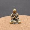 Portable Feng Shui Buddha Bronze Ornament Keychain for Living Room Decor