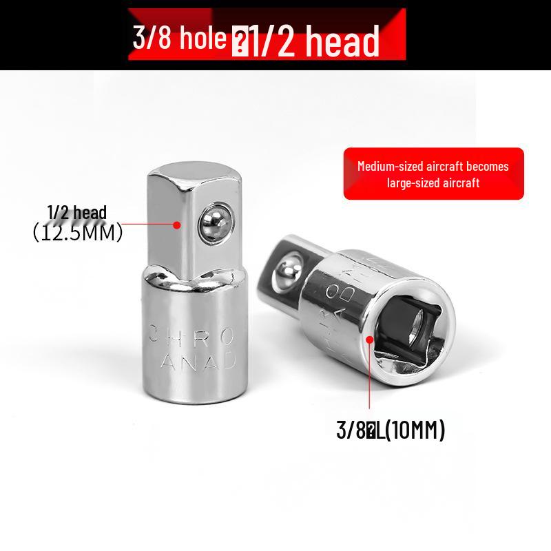 Ratcheting Wrench Socket Adapter Set: 1/4, 3/8, 1/2 inch Interchangeable Converters