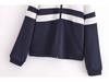 2024 Winter Women's Patchwork Zipper Jacket and Pants Set - European & American Style