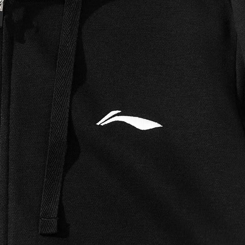 Li Ning Sweatshirts Herren Kapuzenpullover Verdickt Strickjacke YWDV369-1