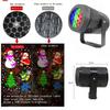 USB Power Christmas Projector LED Night Lamp Indoor 16 Pattern Projection Fairy Light for Bedroom Xmas New Year Party Home Decor