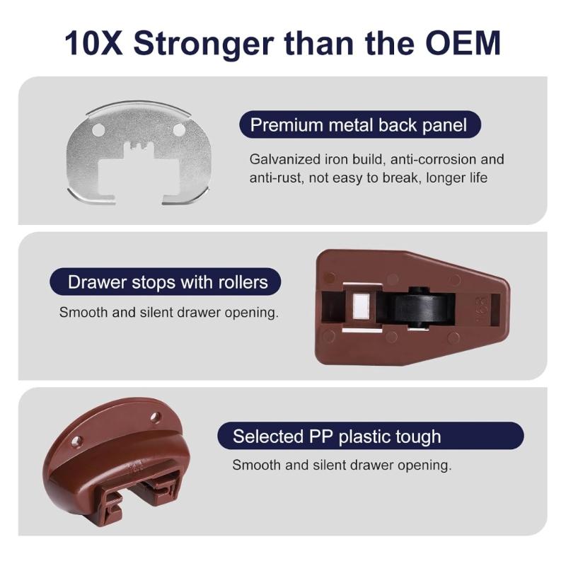 5pcs Drawer Slides Drawer Track Guides and Glides Drawer Repair Parts Enduring top sale CN