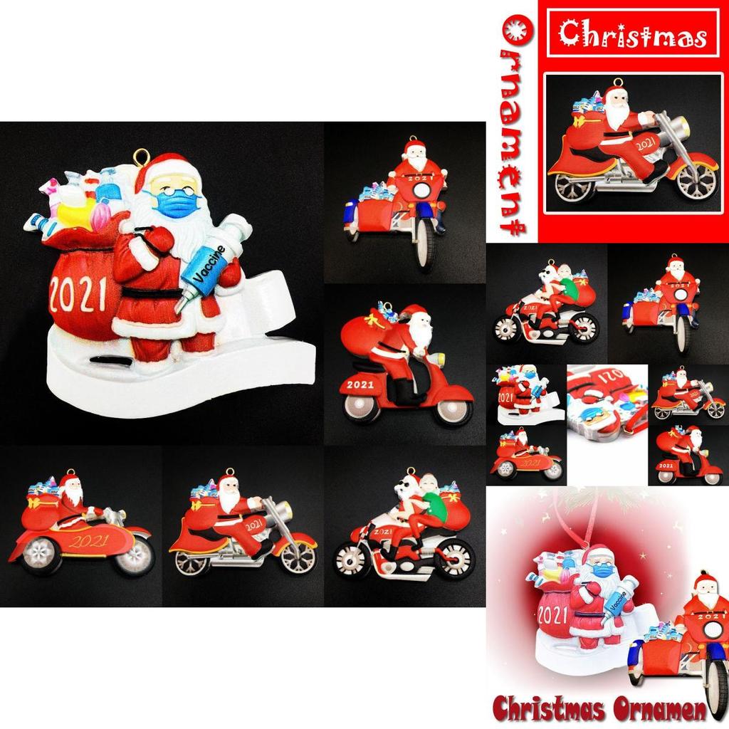 Festive Anti-epidemic Snowman Resin Ornament For Christmas Home And Office Dcor