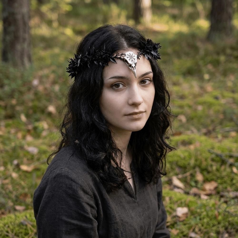 Diadem Elf Tiara Flower Vine Fairy Headpiece Fashion Elven Crown Costume Accessories